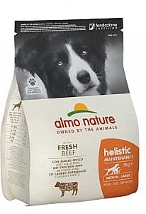 Hrană uscată pentru câini Almo Nature HOLISTIC M-L Beef 2kg