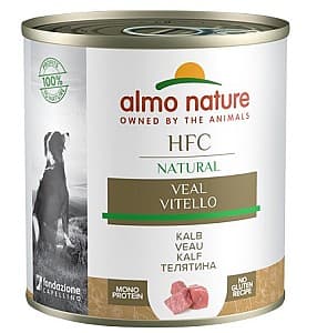 Hrană umedă pentru câini Almo Nature HFC Can Natural Veal 290g