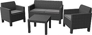 Set mobila de gradina Keter Orlando Set Graphite/Gray
