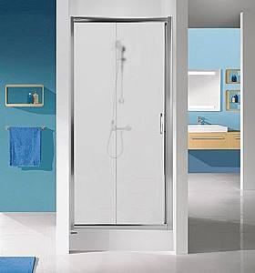 Стеклянная душевая дверь Sanplast D2 TX5 90 S sbCR (600-270-1100-39)