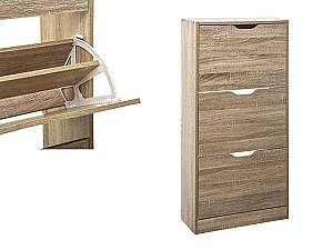 Dulap pentru incaltaminte Five 3 sertare 60X23X119 cm Nature