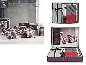 Комплект постельного белья Newhome Poplin Hector красный