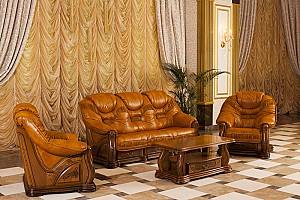 Комплект мягкой мебели EM Cardinal 1090 Brown