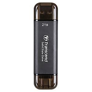 Stick memorie usb Transcend ESD310C 2TB Grey (TS2TESD310C)