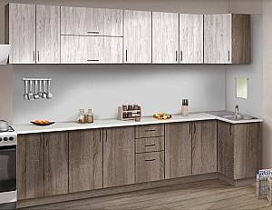 Set mobila bucatarie Modern Paola 3.2m Sonoma Truffle Oak/Alaska