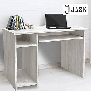Masa de birou Jask Practic 100 Stejar Kraft Alb