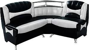 Coltar bucatarie Modern Samba 2230/2300 Negru/Alb