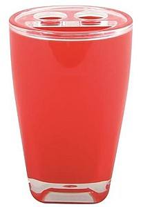 Стакан для зубных щёток MSV Tahiti Red 40545