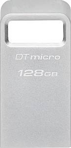 Флеш память USB Kingston 128GB DataTraveler Micro Silver