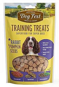 Snackuri pentru caini Dog Fest Training treats Rabbit & Pumpkin seeds 90g