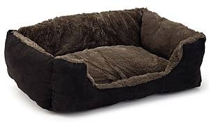 Pat pentru pisica Beeztees Baboo Cat Black/Brown 48x37x19