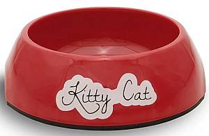 Bol de hrana pentru pisici Beeztees KittyCat Red(650430)