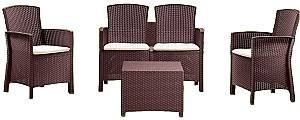 Set mobila de gradina BICA Lido 2 Storage Brown