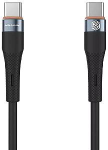 USB сablu Nillkin Type-C to Type-C Cable Black (6902048265066)