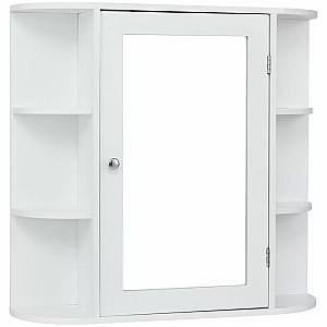 Шкаф в ванную Costway JV10446WH Белый