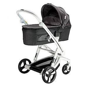Carucior 2 in 1 Bebumi Space White ECO Gabardine Black