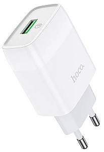 Зарядное устройство для телефона HOCO C72Q Glorious White