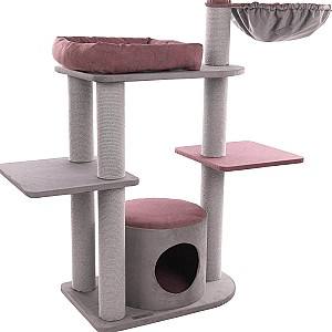 Когтеточка для кошек Flamingo ROSELLE STARLA Grey/Red 561390