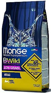 Hrana uscata pentru pisici Monge BWILD LOW GRAIN ADULT Hare 1.5kg