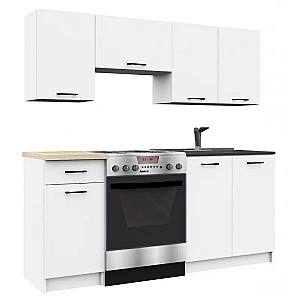 Set mobila bucatarie Akord Oliwia 1.8 m White