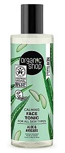 Тонер для лица Organic Shop Calming Face Tonic Aloe and Avocado