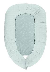 Пеленальный матрасик Kikka Boo Memory Leaves Mint 3 в 1
