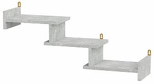 Raft de perete KompaniT P-14 Atelie deschis (Gri)