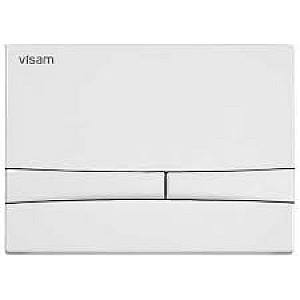 Buton de scurgere Visam (incorporabil) MIA (alb)