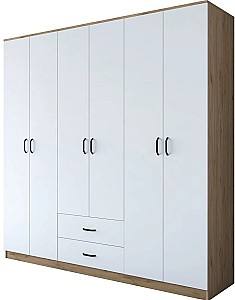 Dulap Mirage Meble BA111 6D2S Nuc (Bej)/Alb