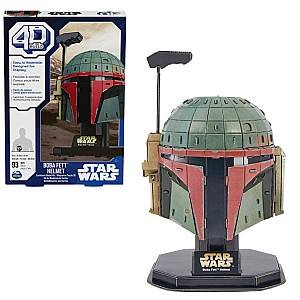 3D Puzzle Spin Master 4D Puzzle: „Casca lui Boba Fett”, seria „Star Wars”