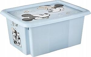 Cos pentru jucarii Keeeper Mickey Mouse Cloudy Blue (12236684) 15L