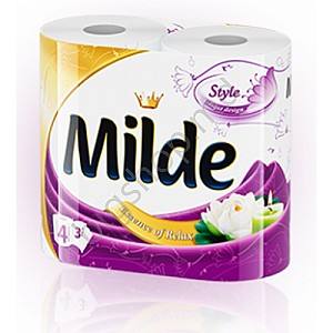 Туалетная бумага MILDE MILDE 4buc COOL 