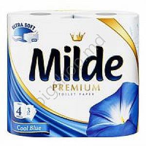 Туалетная бумага MILDE hirtie WC 4buc COOL BLUE
