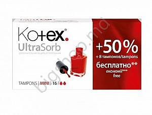 Absorbant KOTEX TAM. 16+8 buc MINI 2 picaturi