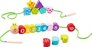 Счетный материал Tooky Toy Гусеница TY875