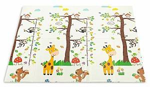 Covoras de joaca copii Toyz Animals Multicolor