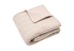 Pled Jollein Grain Knit Wild Rose/Velvet