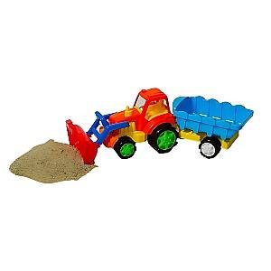 Набор игрушек для песочницы Burak Toys Трактор Комбинированный Super