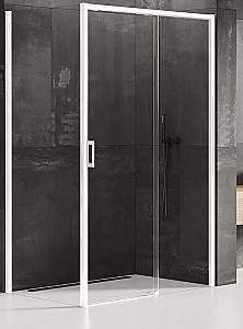 Cabina de dus New Trendy Prime White R Quadrant 100x80x200 Hinged D-0401A/D-0219B