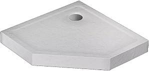 Поддон для душа New Trendy Mild Stone Pentagonal White  B-0519