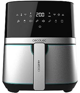 Friteuza cu aer cald Cecotec Cecofry Full Inox 5500 Pro Inox/Black