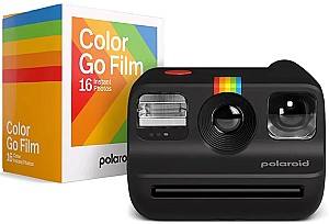 Фотоаппарат моментальной печати Polaroid Instant Camera GO Gen 2 Everything Box + Color Films 16 Sheets Black