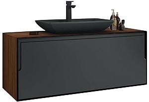 Dulap sub lavoar Orka Craft 120 Kompact Laminat Ceviz