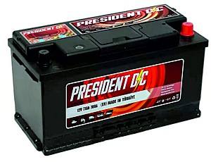 Аккумулятор PRESIDENT 77 AH