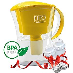 Cană filtrantă pentru apă Fito Filter Platinum galben