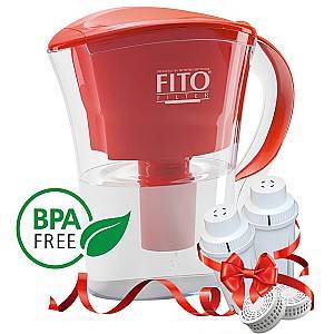 Cană filtrantă pentru apă Fito Filter Platinum rosu