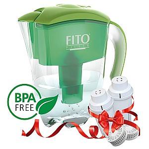 Cană filtrantă pentru apă Fito Filter Gold verde