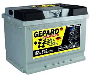 Аккумулятор GEPARD 62Ah 650A