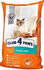 Сухой корм для кошек Club4Paws Adult Cats Sterilised 14kg