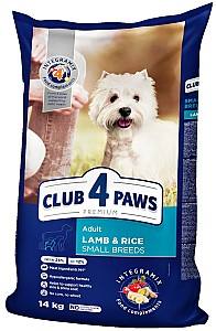 Сухой корм для собак Club4Paws Adult Small Breeds Lamb&Rice 14kg